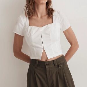 Madewell sweetheart top